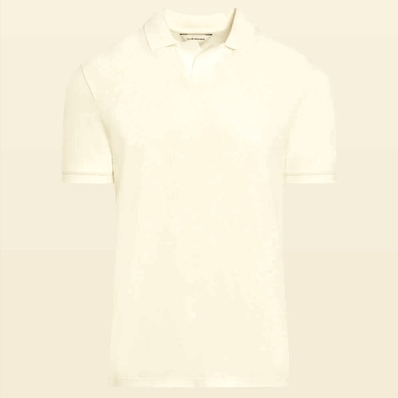 Johnny Collar Polo - Brand New - NEVER WORN - Cream - Picture 6 of 6